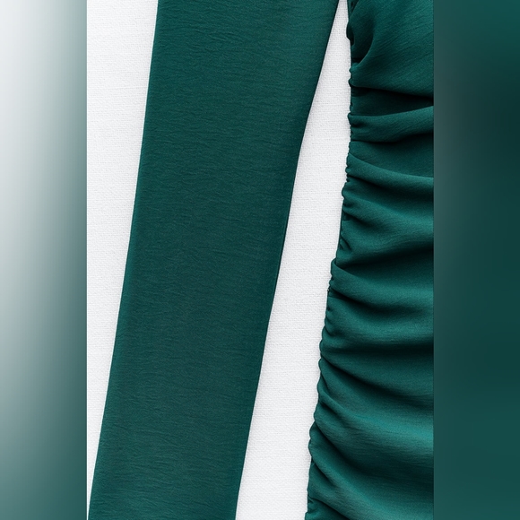 🏵️💚 METAL PIECE ASYMMETRIC DRESS - Picture 10 of 13